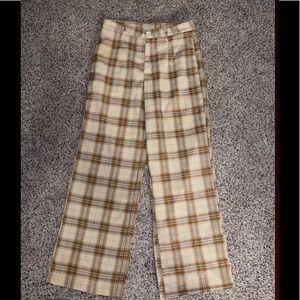 NEW MEDIUM CIDER PLAID PANTS